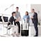 Adiroffice Black, MDF Wood, 15.25 in W, 24.75 in L, 13.25 in D ADI624-BLK-MK - alternate 3